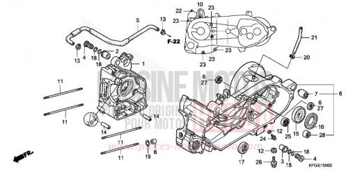CRANKCASE FES2505 de 2005