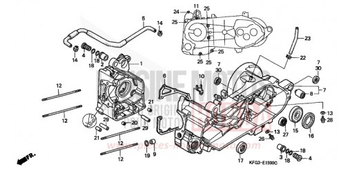 CRANKCASE FES250X de 1999