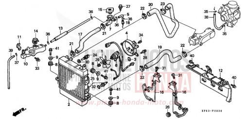 RADIATOR FES250X de 1999