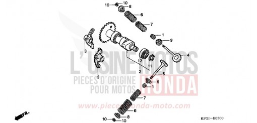 CAMSHAFT/VALVE FES250Y de 2000