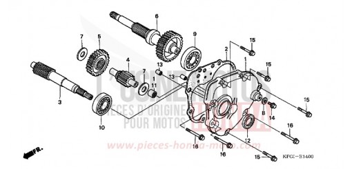 TRANSMISSION FES250Y de 2000