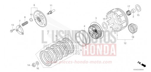 CLUTCH CBF300NAN de 2022