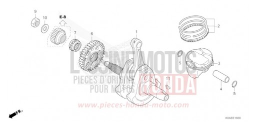 CRANKSHAFT/PISTON CBF300NAN de 2022