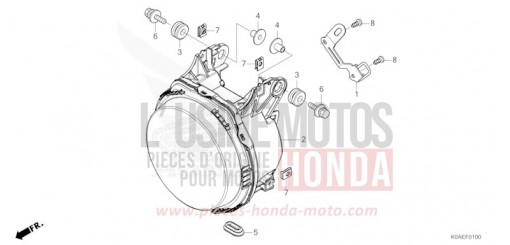 HEADLIGHT CBF300NAN de 2022