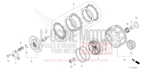 CLUTCH CRF300LRAP de 2023