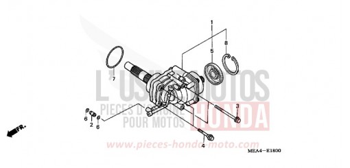 CAMSHAFT/VALVE NSS300AD de 2013