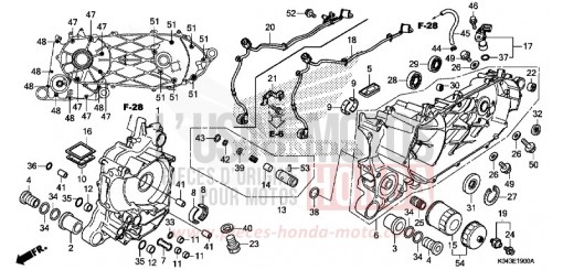 CRANKCASE NSS300AD de 2013
