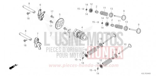 CAMSHAFT/VALVE ADV350AP de 2023