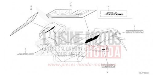 MARK/EMBLEM ADV350AS de 2025