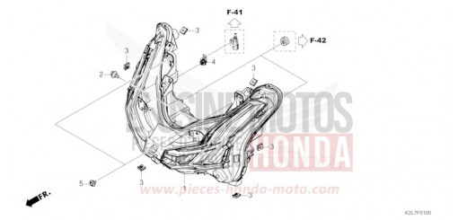 HEADLIGHT ADV350AS de 2025