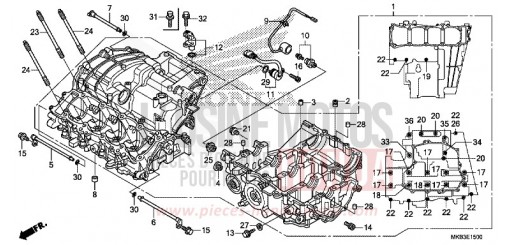 CRANKCASE CBR1000RAG de 2016