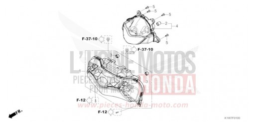 HEADLIGHT SH350AR de 2024
