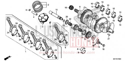 CRANKSHAFT/PISTON CBR1000RAH de 2017
