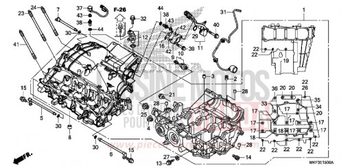CRANKCASE CBR1000RAH de 2017