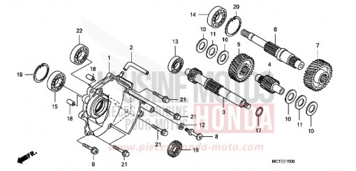 TRANSMISSION FJS400D6 de 2006