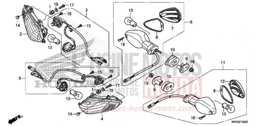 FRECCIA CBR1000RRF di 2015