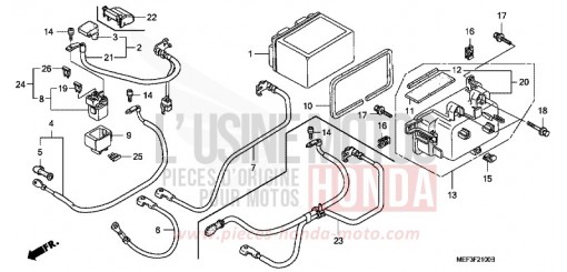 BATTERY FJS400D8 de 2008