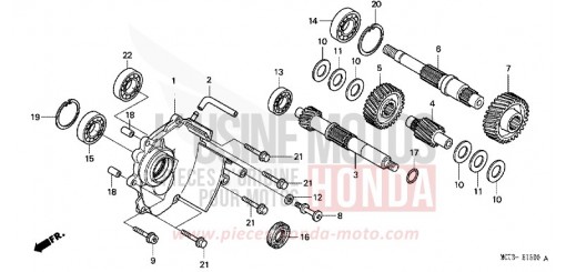 TRANSMISSION FJS600A3 de 2003