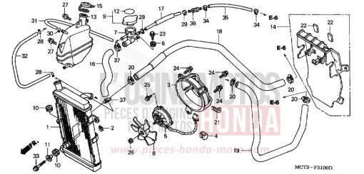 RADIATOR FJS600A3 de 2003