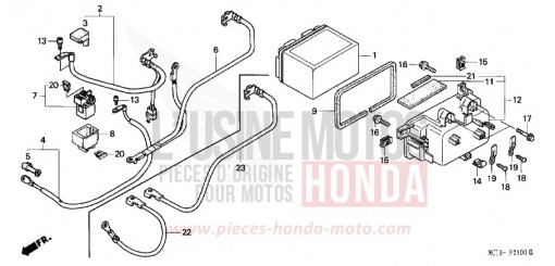 BATTERY FJS600A4 de 2004