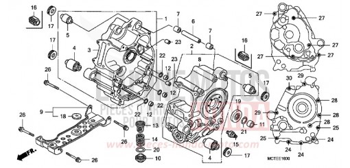 CRANKCASE FJS600A6 de 2006