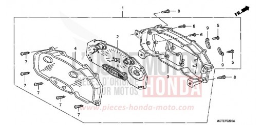 SPEEDOMETER FJS600A7 de 2007
