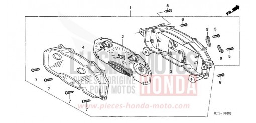 SPEEDOMETER FJS600D3 de 2003