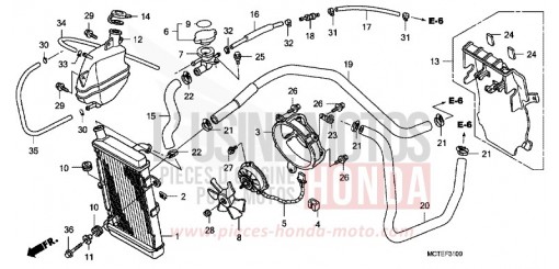 RADIATOR FJS600D7 de 2007