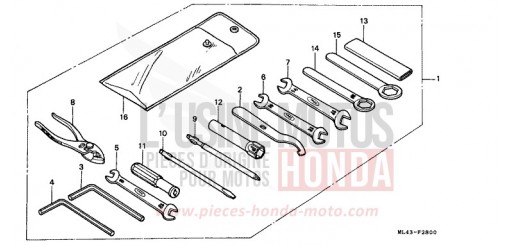 ATTREZZI CB450SG di 1986