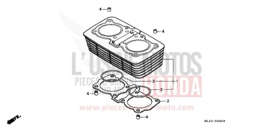 CYLINDER CB450SG de 1986