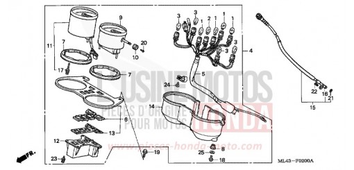 METER CB450SJ de 1988