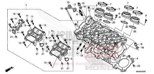 TESTATA CBR1000RRG di 2016