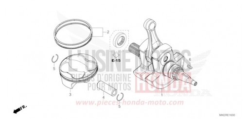CRANKSHAFT/PISTON CRF450RS de 2025