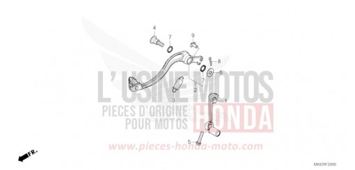 PEDAL CRF450RS de 2025