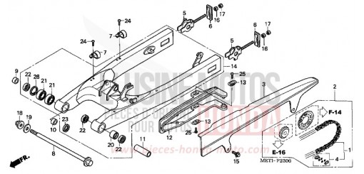 SWINGARM CBF5004 de 2004