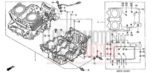 CRANKCASE CBF5006 de 2006