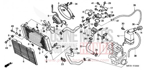 RADIATOR CBF5006 de 2006