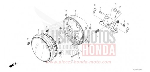 HEADLIGHT CL500AS de 2025