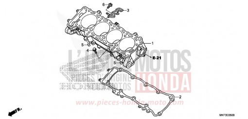 CYLINDER CBR1000S2H de 2017