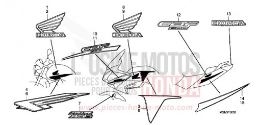 MARK/STRIPE CBF600NA de 2010