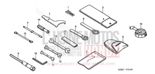 TOOLS CBF600S6 de 2006