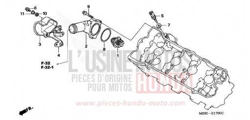 THERMOSTAT CBF600SA5 de 2005