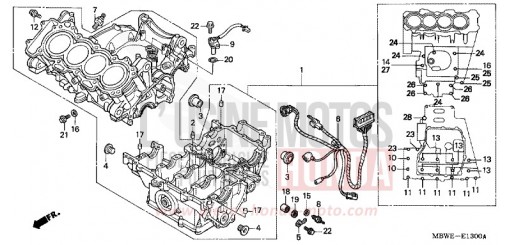 CARTER CBR600F4 di 2004