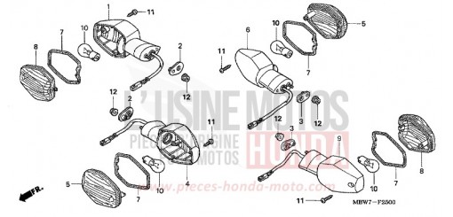 WINKER CBR600F5 de 2005
