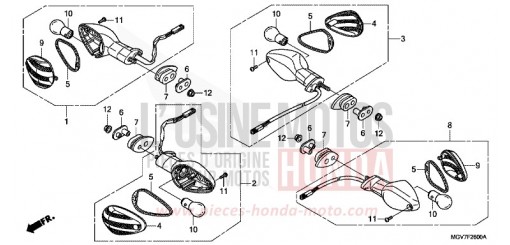 FRECCIA CBR600FC di 2012