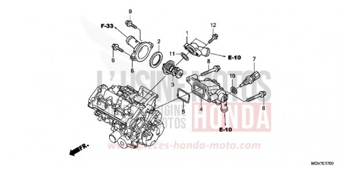 THERMOSTAT CBR600FC de 2012