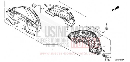 METER CBR600FC de 2012