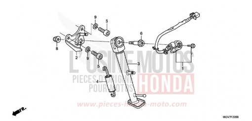 STAND CBR600FC de 2012