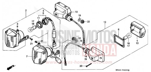 WINKER CBR600FH de 1987