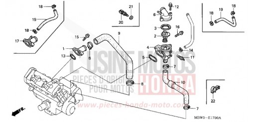 THERMOSTAT CBR600FS1 de 2001